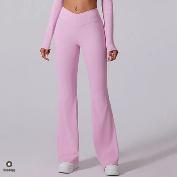 High Waist Flare Leggings for Women - Yoga Pants