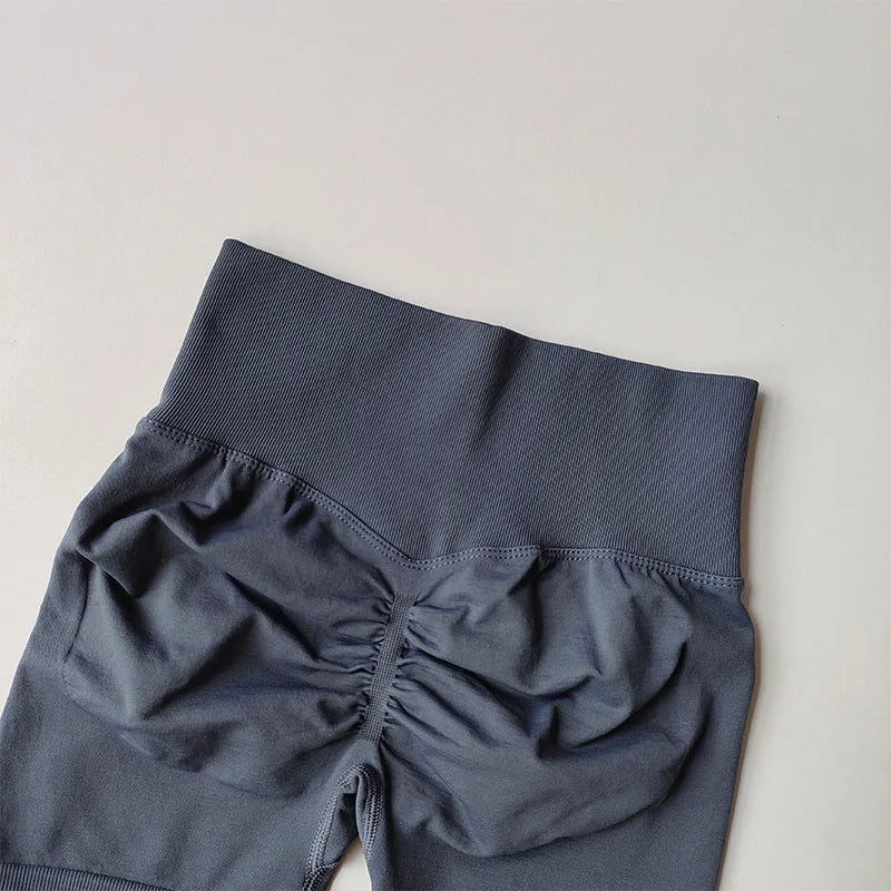Peach Hip Lifting High Waist Sports Shorts for Women