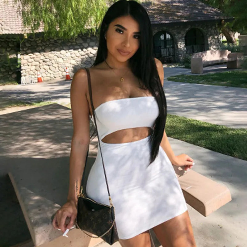 Women’s Summer Strapless Sundress - Casual A-Line Party Dress