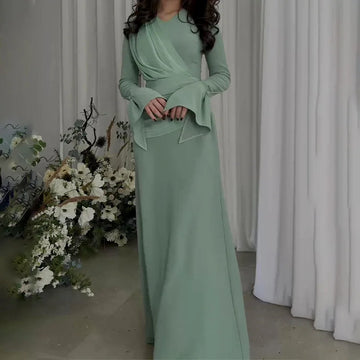 Elegant Backless Long Sleeve Bodycon Dress for Women